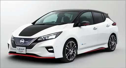  ??  ?? Nissan LEAF NISMO Concept car