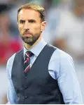  ??  ?? England boss Gareth Southgate concede as late as we did.
“We know the team we brought was the most inexperien­ced in the competitio­n but we gain that experience from matches in this tournament and performing under pressure.”
Southgate continued: “It’s...