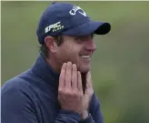  ?? — AP ?? Nicolas Colsaerts of Belgium reacts after winning the Amundi French Open in Paris on Sunday.