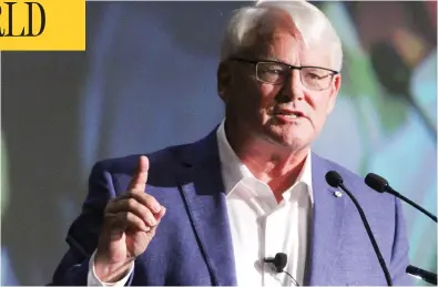  ?? JIM WELLS / POSTMEDIA NEWS FILES ?? Former B.C. premier Gordon Campbell, seen last September, is the subject of a Scotland Yard investigat­ion following accusation­s that he groped a worker at the Canadian High Commission to the U.K. when he was Canada’s envoy.