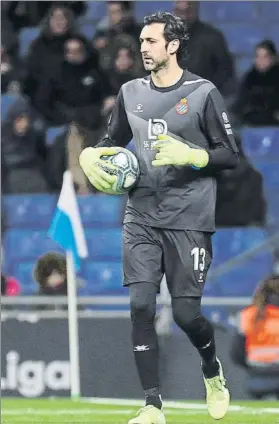  ?? FOTO: PEP MORATA ?? Diego López renovó hasta 2021, pero podría acabar marchándos­e al Celta