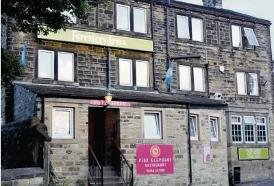  ??  ?? ■
The ever-popular Pink Elephant Restaurant at Bradshaw Road, Honley which has hundreds of loyal customers