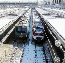  ?? Ansa ?? Paralisi Giornata da dimenticar­e ieri alla stazione Termini