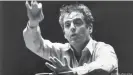  ?? ?? Daniel Barenboim durante un ensayo, en Fráncfort, en 1988.