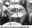  ??  ?? The recovery has been aided by the Centre’s spending plan and its commitment to not bring its fiscal deficit down to pre-covid levels for at least five years