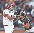  ?? JAMES SNOOK/USA TODAY SPORTS ?? Arizona State running back Xazavian Valladay has rushed for 986 yards on 178 attempts with 13 touchdowns this season. He’s averaging 5.5 yards per carry.