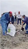  ?? CORTESÍA ?? Una minga en la isla Puná se realizó el pasado jueves.