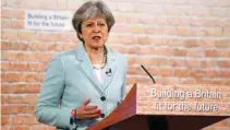  ?? - Reuters file photo ?? IN TROUBLE: British Prime Minister Theresa May is fighting doggedly to save her withdrawal agreement -- forged during 18 months of gruelling negotiatio­ns with European leaders -- from a crushing defeat in parliament on Tuesday.