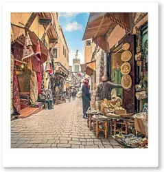  ?? ISTOCK ?? The shopping is fabulous in the medina streets of Fez.
