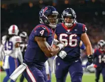  ?? Godofredo A. Vásquez / Staff photograph­er ?? When the Texans play follow the leader, they have a good one on the offensive side of the ball in Deshaun Watson.