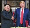  ?? TNS ?? Kim Jong Un presents President Donald Trump with a unique challenge in threatenin­g to restart North Korea’s nuclear program amid ultimatums.