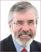  ??  ?? Gerry Adams TD.