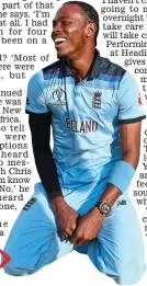  ?? ICC ?? Newcomer: Jofra Archer stepped in