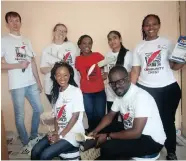  ??  ?? One of the offices at the Chatsworth Regional Hospice was given a much needed new coat of colour by the team from Legal Aid SA - Pinetown local office.