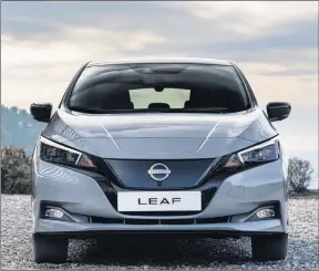  ?? ?? NEW LOOK: Nissan’s new Leaf is priced from $50,990 plus on-road costs.