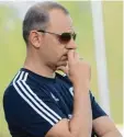  ?? Foto: Diekamp ?? Thomas Luichtl aus Diedorf ist seit 15 Jahren Fußballtra­iner.