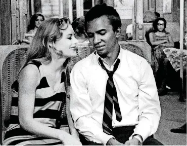  ?? [DUTCHMAN FILM CO] ?? Shirley Knight and Al Freeman Jr., in a scene from “Dutchman”