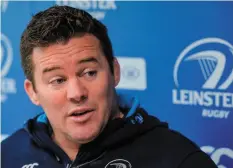  ??  ?? John Fogarty credits a full pre-season for Leinster’s improvemen­t