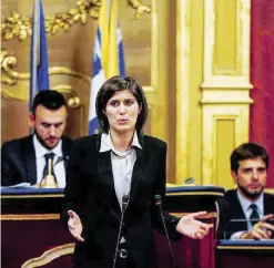  ?? LaPresse ?? In aula La sindaca Chiara Appendino durante una seduta del consiglio comunale di Torino