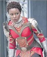  ?? Tribune news services MATT KENNEDY/MARVEL STUDIOS-WALT DISNEY ?? Lupita Nyong’o stars as Nakia in “Black Panther,” which earned $192 million in its debut in the U.S. and Canada.