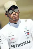  ??  ?? Lewis Hamilton has to be one of the top seven in Mexico to take the title.