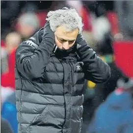  ?? FOTO: GYI ?? Mourinho se juega su continuida­d en la FA Cup Es su única opción a ganar un título