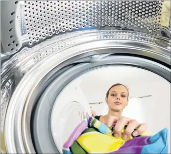  ?? PHOTOGRAPH: THINK STOCK ?? MOP-UP: Clean your washing machine with ammonia