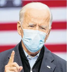  ?? PHOTO: REUTERS ?? Measured: 58pc of those polled said Joe Biden showed the right temperamen­t during the debate.