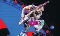  ?? ERROL McGIHON ?? Flea of the Red Hot Chili Peppers performs at Ottawa Bluesfest in July, where the band drew close to 40,000 people — a record.