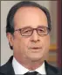  ??  ?? FRANCOIS HOLLANDE: Will not send soldiers.