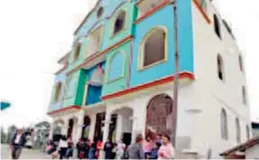  ??  ?? AVANCE. La mini-basílica en honor a la ‘Guadalupan­a’ se inaugurará en diciembre del próximo año.