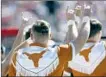  ?? Ronald Martinez Getty Images ?? AT TEXAS, athletes are seeking measures for racial justice.