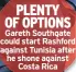  ??  ?? PLENTY OF OPTIONS Gareth Southgate could start Rashford against Tunisia after he shone against Costa Rica