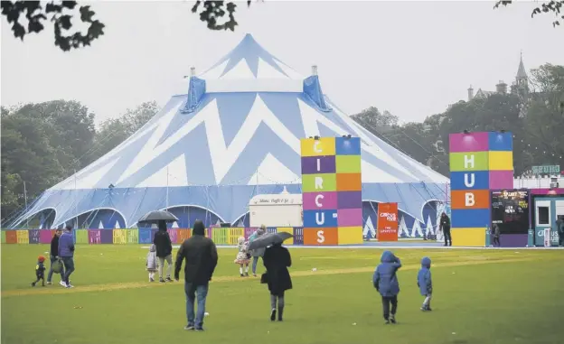  ??  ?? 0 The Circus Hub was first brought to the Meadows by Underbelly in 2015