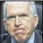  ??  ?? “Spontaneit­y is not something that protects national security interests,” said outgoing CIA director John Brennan (left) in a lecture aimed at Donald Trump.