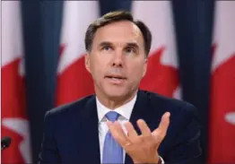  ?? CANADIAN PRESS FILE PHOTO ?? Finance Minister Bill Morneau’s tax fairness plan is being widely criticized, but the loudest voices are the ones with the strongest vested interests, and their interests do not necessaril­y accord with those of the people they claim to represent,...