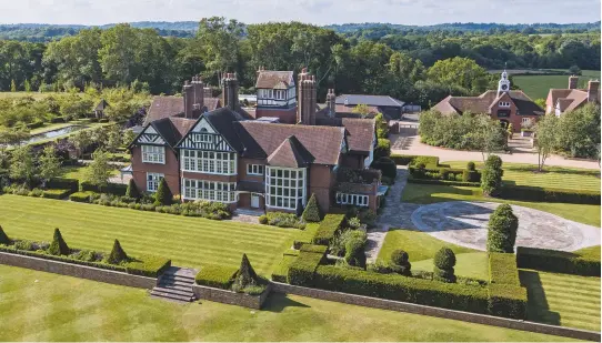  ??  ?? The present owners have spent £6m to make Pickhurst, at Chiddingfo­ld, Surrey, the ultimate sophistica­ted sporting estate. £28m