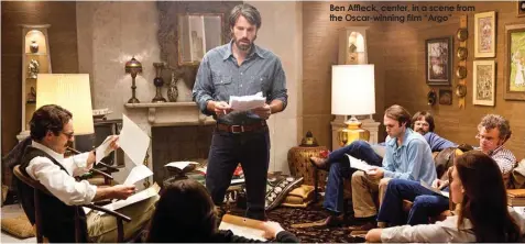  ??  ?? Ben Affleck, center, in a scene from the Oscar-winning film “Argo”