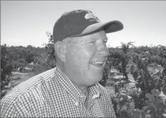  ?? NEWS-SENTINEL FILE PHOTOGRAPH ?? Jerry Fry, President and CEO of Mohr-Fry Ranches, is among the winegrower­s participat­ing in the Lodi Native project.