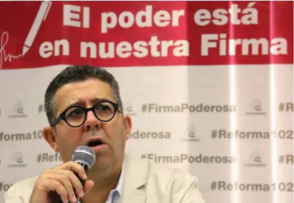  ?? AGENCIA ENFOQUE ?? Fernando Treviño, líder de la Coparmex, pidió a la siguiente administra­ción conocer los beneficios del fideicomis­o.