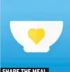  ??  ?? SHARE THE MEAL (iOS & Android, free)