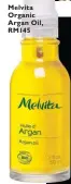  ??  ?? Melvita Organic Argan Oil, RM145