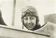  ?? ?? Amy Johnson arrived in England after a record-breaking flight from London to Cape Town and back on this day in 1936