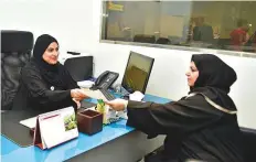  ?? Clint Egbert/Gulf News ?? The dedicated centre at Dubai Festival City is expected to take a maximum of 48 hours to process visa renewal cases.