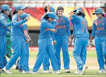  ??  ?? After beating New Zealand and Pakistan, Harmanpree­t Kaurled India will look to keep their winning record intact against Ireland in the■Women’s World T20 match in Guyana on Thursday. GETTY IMAGES