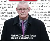  ?? ?? PREDATOR David Tweed abused his daughters