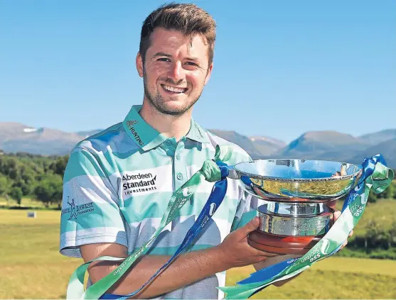  ??  ?? Scot David Law, in his 100th event, finally won on the European Challenge Tour in the SSE Scottish Hydro Challenge at the weekend.