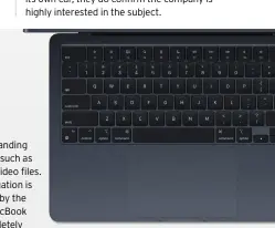  ?? ?? The M2 MacBook Air has got some reviewers hot and bothered with its thermal regulation.