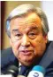  ?? ?? Antonio Guterres