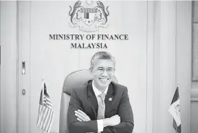  ?? ?? Menteri Kewangan, Tengku Datuk Seri Zafrul Tengku Abdul Aziz.